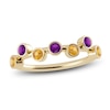 Thumbnail Image 1 of Juliette Maison Natural Amethyst & Natural Citrine Ring 10K Yellow Gold