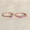 Thumbnail Image 4 of Juliette Maison Natural Amethyst & Natural Citrine Ring 10K Yellow Gold