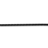 Thumbnail Image 3 of Men's Solid Franco Chain Necklace Black Ion-Plated Stainless Steel 20" 2.5mm