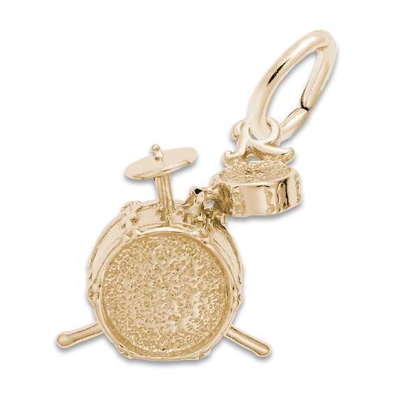 Jared The Galleria Of Jewelry Drum Set Charm 14K Yellow Gold