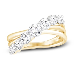 Lab-Grown Diamond Ring 1-1/2 ct tw Round 14K Yellow Gold