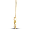 Thumbnail Image 1 of Le Vian Diamond Pendant Necklace 1/4 ct tw Round 14K Honey Gold 19"
