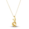 Thumbnail Image 2 of Le Vian Diamond Pendant Necklace 1/4 ct tw Round 14K Honey Gold 19"