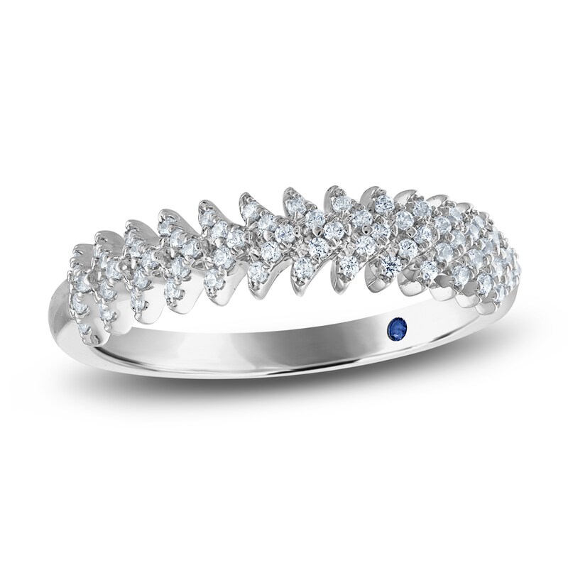 Vera Wang WISH Diamond Ring 1/4 ct tw Round 10K White Gold
