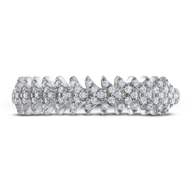 Vera Wang WISH Diamond Ring 1/4 ct tw Round 10K White Gold