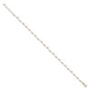 Thumbnail Image 2 of Diamond-Cut Bead Anklet 14K Yellow Gold 9"