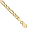 Thumbnail Image 1 of Figaro Chain Anklet 14K Yellow Gold 9"
