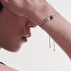 John Hardy Cultured Tahitian & Cultured Freshwater Pearl Bolo Bracelet 18K Yellow Gold/Sterling Silver