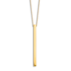 Thumbnail Image 1 of Bar Station Necklace 14K Yellow Gold 16"
