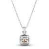 Thumbnail Image 3 of Le Vian Sunny Yellow Diamond Pendant Necklace 3/4 ct tw Round 14K Two-Tone Gold 19"