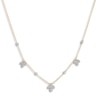Thumbnail Image 0 of Le Vian Diamond Station Necklace 1/4 ct tw Round 14K Two-Tone Gold 17"