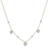 Thumbnail Image 1 of Le Vian Diamond Station Necklace 1/4 ct tw Round 14K Two-Tone Gold 17"