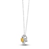 Thumbnail Image 2 of Le Vian Sunny Yellow Diamond Pendant Necklace 1/3 ct tw Round 14K Two-Tone Gold 19"
