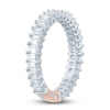Thumbnail Image 2 of Pnina Tornai Diamond Eternity Ring 2-1/2 ct tw Emerald 14K White Gold