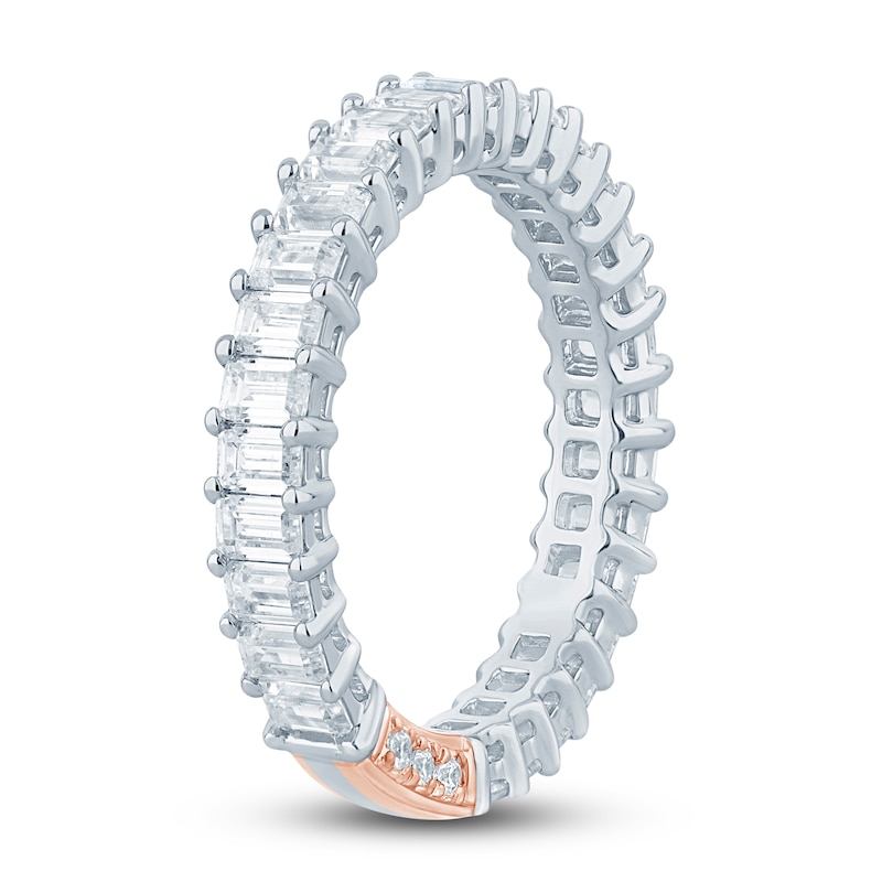 Main Image 2 of Pnina Tornai Diamond Eternity Ring 2-1/2 ct tw Emerald 14K White Gold