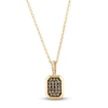 Thumbnail Image 1 of Le Vian Diamond Pendant Necklace 1/3 ct tw Round 14K Honey Gold 19"