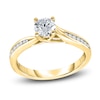 Thumbnail Image 1 of Diamond Engagement Ring 3/8 ct tw Round 14K Yellow Gold