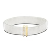 Thumbnail Image 3 of ZYDO Diamond Mesh White Stretch Bracelet 1/4 ct tw Round 18K Yellow Gold/Stainless Steel 6.5"