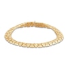 Thumbnail Image 0 of Italia D'Oro Diamond-Cut Snake Bracelet 14K Yellow Gold