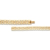 Thumbnail Image 3 of Italia D'Oro Diamond-Cut Snake Bracelet 14K Yellow Gold