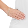 Thumbnail Image 4 of Italia D'Oro Diamond-Cut Snake Bracelet 14K Yellow Gold