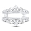 Thumbnail Image 3 of Diamond Anniversary Enhancer Band 1 ct tw Round/Marquise 14K White Gold