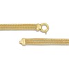 Thumbnail Image 2 of Italia D'Oro Triple Row Popcorn Bracelet 14K Yellow Gold 7.5"