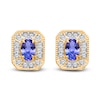 Thumbnail Image 0 of Kallati Natural Tanzanite & Diamond Earrings 1/5 ct tw 14K Yellow Gold
