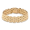 Thumbnail Image 1 of Italia D'Oro Hollow Panther Chain Bracelet 14K Yellow Gold 7.5"