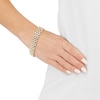 Thumbnail Image 4 of Italia D'Oro Hollow Panther Chain Bracelet 14K Yellow Gold 7.5"