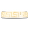 Thumbnail Image 3 of Men's Greek Key Wedding Band 14K Two-Tone Gold