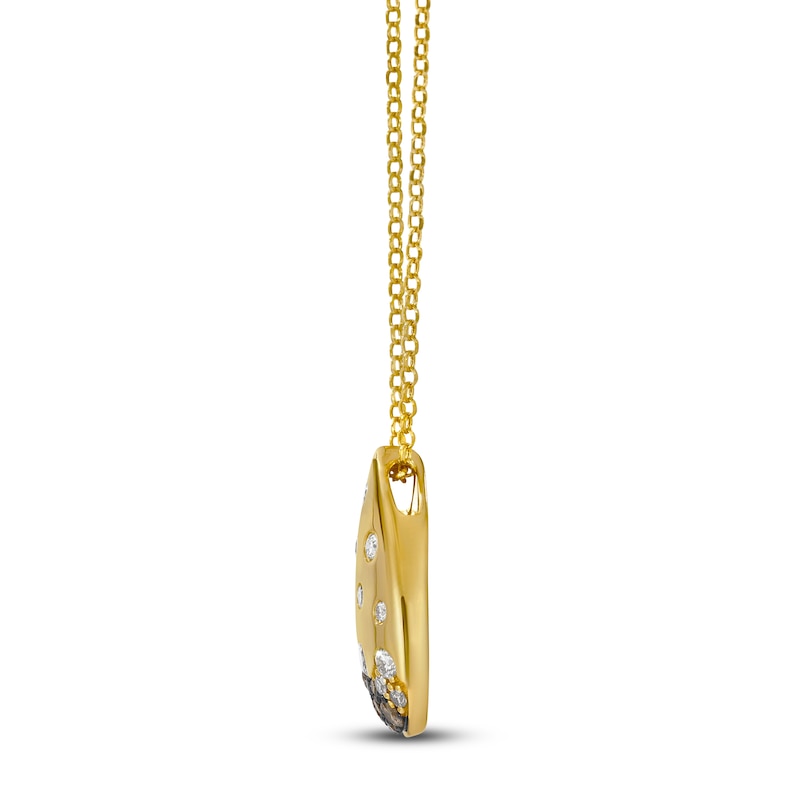 Le Vian Tramonto D'Oro Diamond Teardrop Necklace 3/4 ct tw 14K Honey Gold 19"
