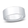Thumbnail Image 1 of Flat Wedding Band 14K White Gold 8mm