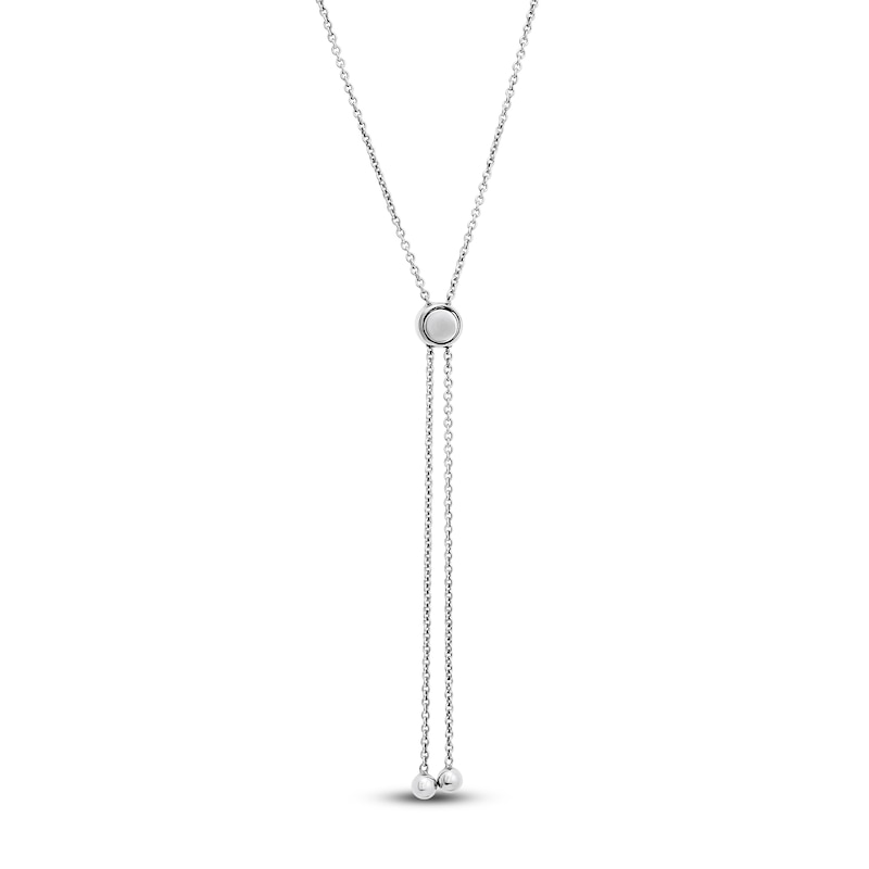 Main Image 3 of Italia D'Argento Sliding Boule Bolo Necklace 30.5"