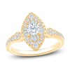 Thumbnail Image 1 of Multi-Diamond Marquise-Shaped Fashion Ring 3/4 ct tw 14K Yellow Gold