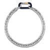 Thumbnail Image 2 of Forged by Jared Men's Link Bracelet Sterling Silver, Blue Ion-Plated Damascus Steel & 18K Yellow Gold 8.5"