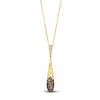 Thumbnail Image 1 of Le Vian Diamond Teardrop Necklace 5/8 ct tw 14K Honey Gold 19"