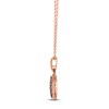 Thumbnail Image 2 of Le Vian Multi-Diamond Oval Necklace 7/8 ct tw 14K Strawberry Gold 19"