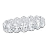 Thumbnail Image 1 of Certified Oval-Cut Diamond Eternity Band 4-1/2 - 5-3/8 ct tw Platinum