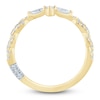 Thumbnail Image 4 of Pnina Tornai Marquise & Round-Cut Contour Twist Wedding Band 3/8 ct tw 14K Yellow Gold