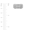 Thumbnail Image 3 of Men's Round & Baguette-Cut Diamond Ring 1-1/2 ct tw 10K White Gold