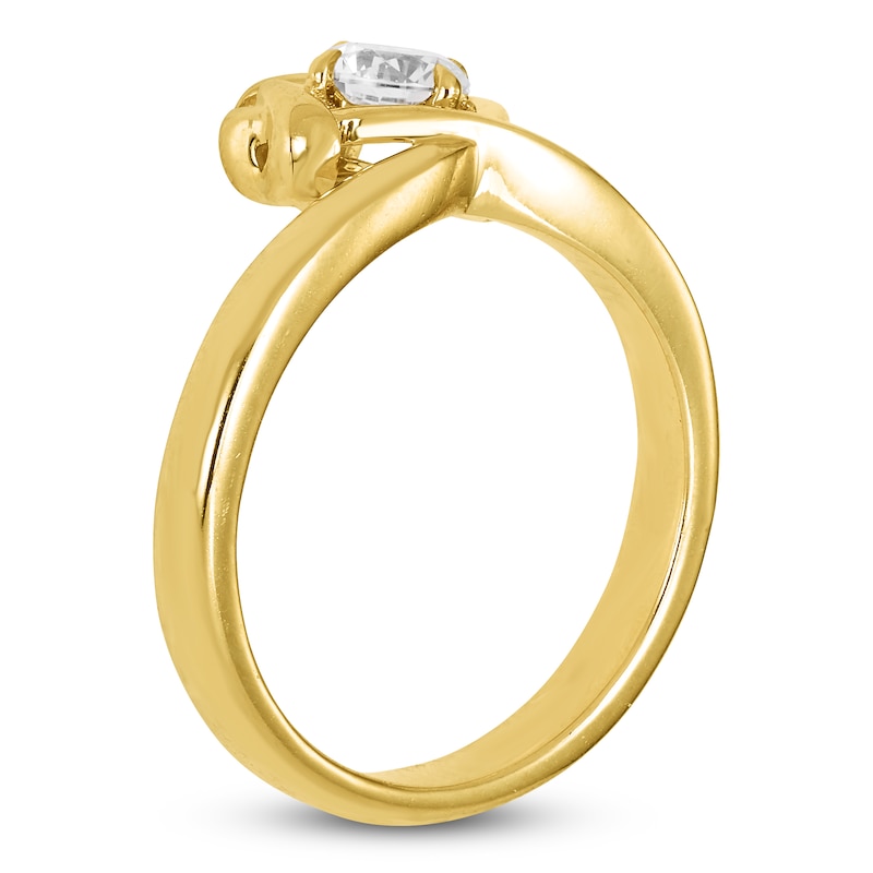 Main Image 2 of Unspoken Diamond Ring 1/2 ct tw 14K Yellow Gold