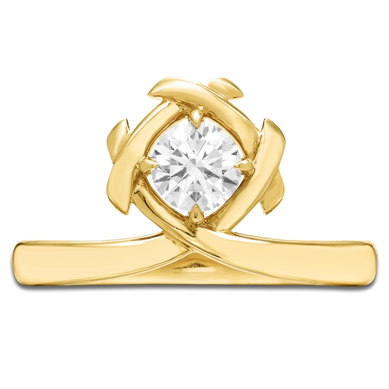 Main Image 3 of Unspoken Diamond Ring 1/2 ct tw 14K Yellow Gold