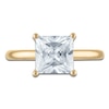 Thumbnail Image 3 of Princess-Cut Lab-Grown Diamond Solitaire Plus Engagement Ring 2 ct tw 18K Yellow Gold (VS2/F)