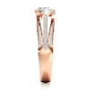 Thumbnail Image 3 of J'Lure Lab-Grown Diamond Heart Brilliant-Cut Engagement Ring 1-3/8 ct tw 18K Rose Gold