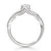 Thumbnail Image 2 of J'Lure Lab-Grown Diamond Pear Step-Cut Engagement Ring 1-3/8 ct tw 18K White Gold