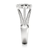 Thumbnail Image 3 of J'Lure Lab-Grown Diamond Pear Step-Cut Engagement Ring 1-3/8 ct tw 18K White Gold