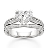 Thumbnail Image 1 of J'Lure Lab-Grown Diamond Heart Brilliant-Cut Engagement Ring 2-3/8 ct tw 18K White Gold
