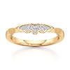 Thumbnail Image 1 of J'Lure Lab-Grown Diamond Scalloped Wedding Band 1/6 ct tw 18K Yellow Gold