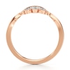 Thumbnail Image 2 of J'Lure Lab-Grown Diamond Scalloped Wedding Band 1/5 ct tw 18K Rose Gold